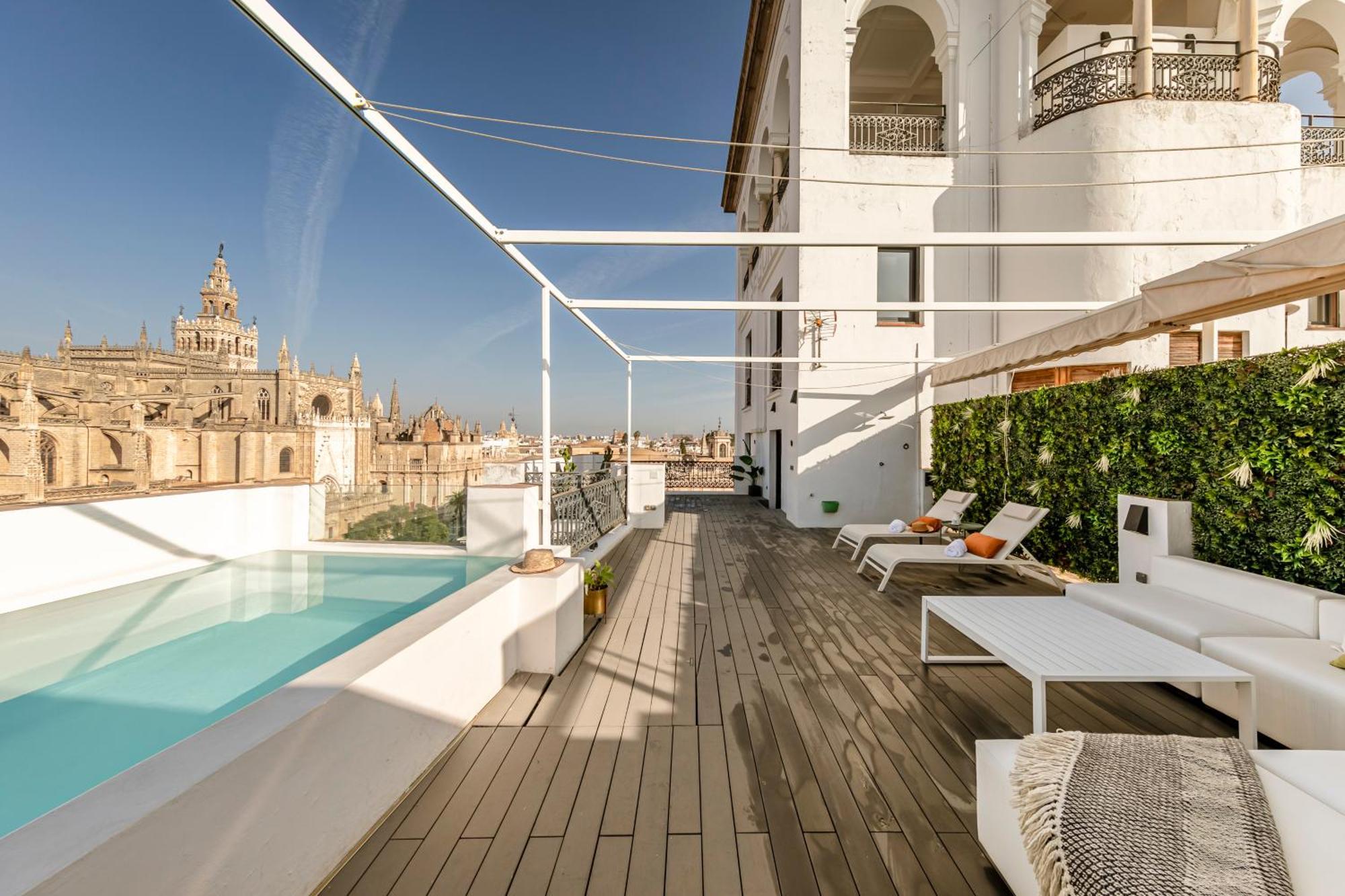 Isg Apartments Modern Atticpool At The Cathedralfree Parking Sevilha Exterior foto
